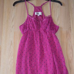 So Chiffon Summer Mini Dress, NWT Sz. M